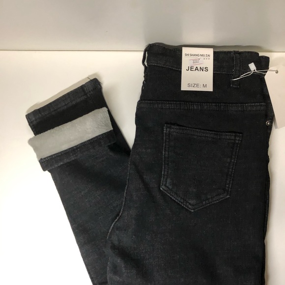 Fleece Lined Jeans - Picture 2 of 6